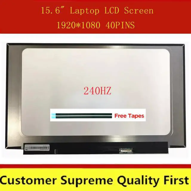 Main image of 15.6" Laptop LCD Screen LQ156M1JW16 LQ156M1JW26 LQ156M1JW09 LQ156M1JW06 LQ156M1JW08 240HZ 1920*1080 40PIN For MSI GS65 Series