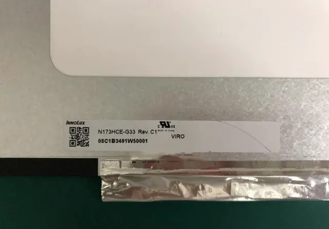 Alt view image 2 of 3 - 17.3'' 144HZ FHD 72% NTSC 40 pins LCD Screen Display IPS LED Panel Matrix replace N173HCE-G33 B173HAN04.0 B173HAN04.4 1920x1080