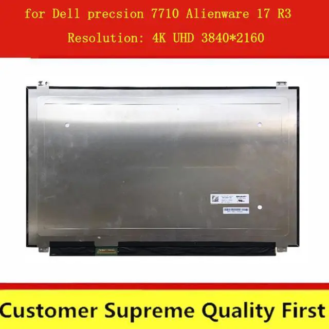 Main image of 17.3-inch Laptop LCD SCREEN display panel LQ173D1JW33 LQ173D1JW31 for Dell precsion 7710 Alienware 17 R3 0CK7T7 3840 * 2160 4K
