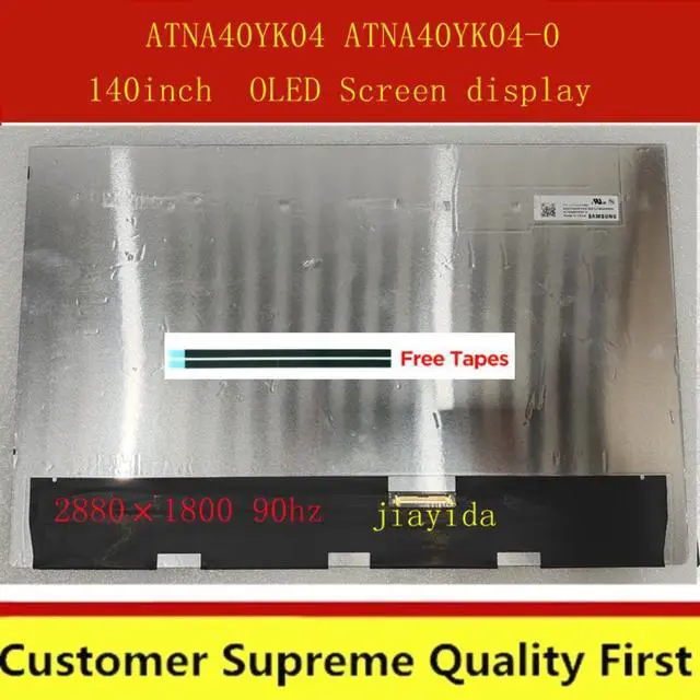 Main image of 140  ATNA40YK04 ATNA40YK04-0 FOR Asus Zenbook m3400 m3400qa LCD OLED Screen display  2880X1880 OLED 90Hz Non-touch