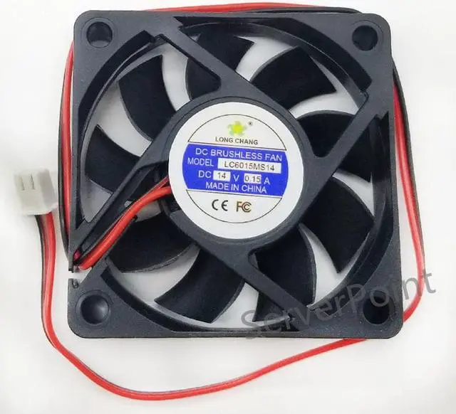 Main image of 2PIN LC6015MS14 14V 0.15A 6015 6CM Power Supply Cooling Fan