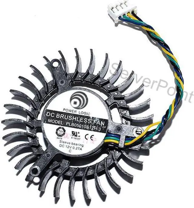 Main image of FOR DC BRUSHLESS FAN PLB05010S12H-3 12V 0.27A 55mm 9800GT 7800GTX GTS 240 Graphics Card Cooling Fan