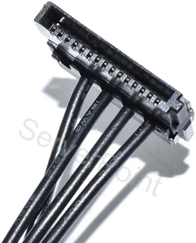 Alt view image 2 of 2 - Test OK For Lenovo ThinkCentre M72 M73 M92 M82 M93 PC HDD/ODD Dual SATA Power Cable 54Y9339