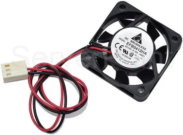 Alt view image 3 of 4 - EFB0412HA 4CM Cooler DC12V 0.12A  40X40X10MM 2 Pins For Server Cooling fan