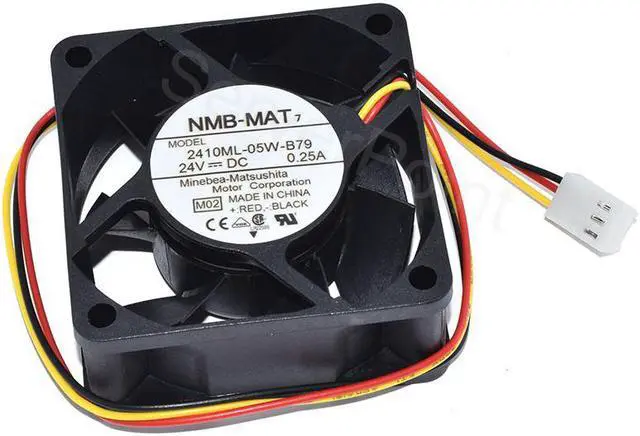 Main image of For NMB MAT 2410ML-05W-B79DC 24V 0.25A 60x60x25mm Three Lines Square Cooling Fan