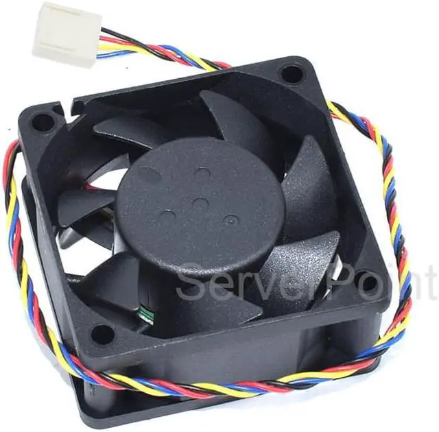 Alt view image 2 of 2 - DF126025BU  DC12V 0.80A 60x60x25mm 4-Pin Square Server Cooling Fan