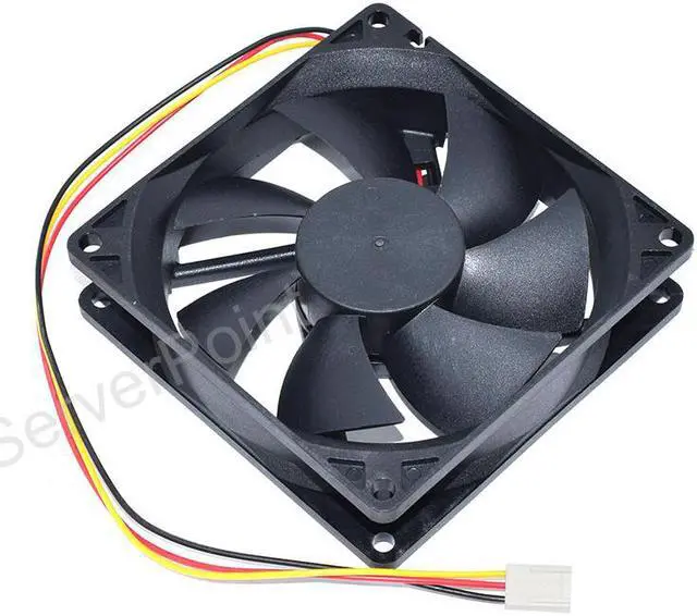 Alt view image 2 of 2 - Genuine 3610KL-04W-B19 DC12V 0.08A 92 * 92 * 25mm 3-Pin Server Square Cooling Fan