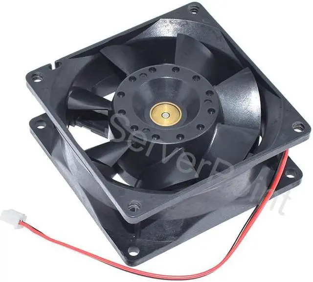 Alt view image 2 of 2 - Genuine AD0812XB-Y52 DC12V 0.52A 80*80*32mm 2-Pin Square Cooling Fan
