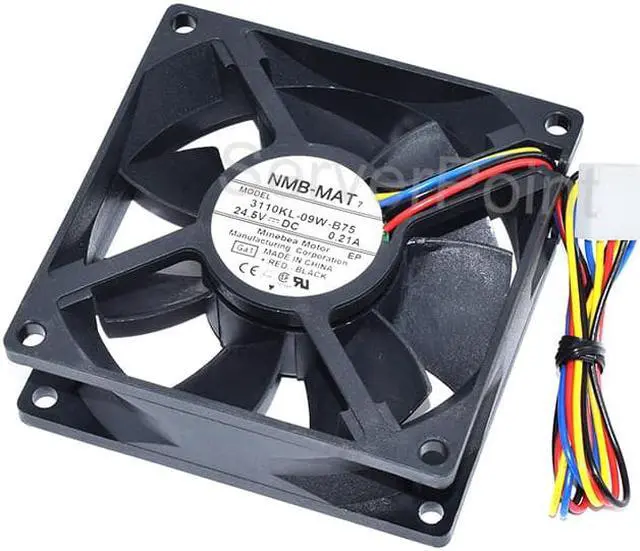 Main image of 3110KL-09W-B75 DC24.5V 0.21A 4-Wire 8cm 8025 80*80*25MM Cooling Fan