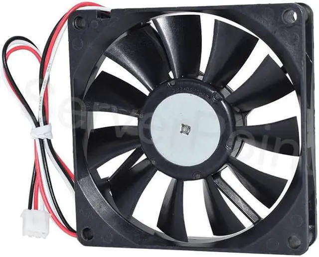 Alt view image 2 of 2 - For NMB-MAT Cooling 3106KL-04W-B39 3 Wires Cooler DC 12V 0.16A 80X80X15MM Server Fan