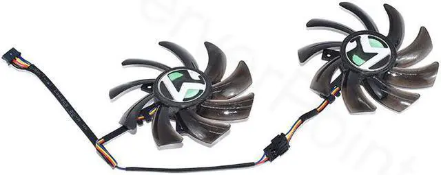Alt view image 2 of 2 - GA91S2H DC12 V 0.35A VGA Fan For GeForce GTX 1060 AMP Edition GTX 1070 Mini Graphics Card Cooling