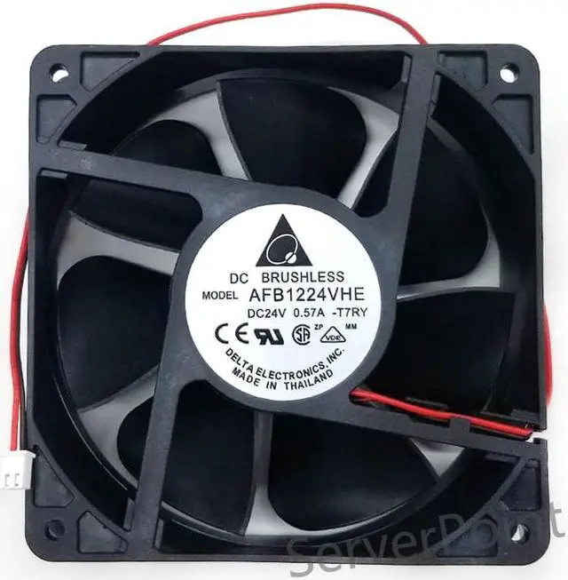 Main image of AFB1224VHE 12cm 12038 120*120*38mm DC 24V 0.57A 2-wire Inverter Cooling Fan