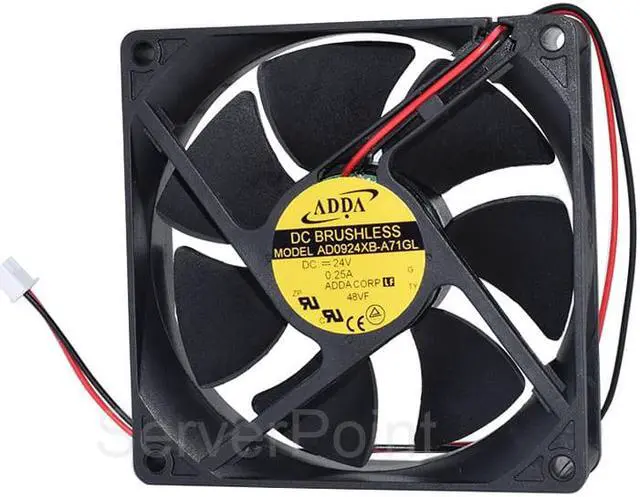 Main image of Well Tested AD0924XB-A71GL 24V 0.25A double ball axial fan For  ADDA server cooling fan 92 * 92 * 25CM