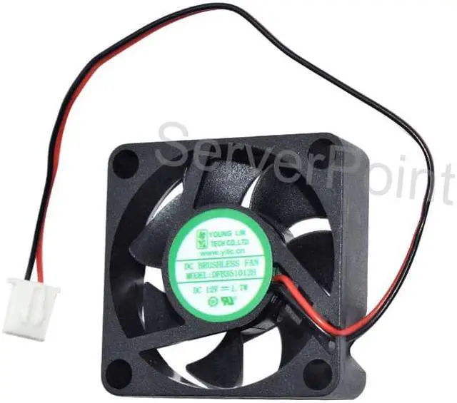 Alt view image 2 of 2 - Well Tested DFB351012H 3.5CM 12V 1.7W 35*35*10mm 2 Wires Sqaure Cooling Fan