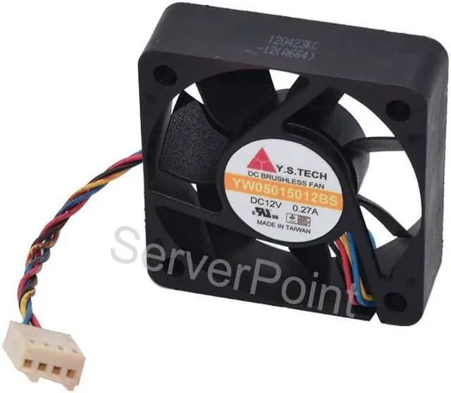 Main image of For  YW05015012BS  50x50x15mm 12v 0.27A  4 Wires 5cm Square  Cooler Fan