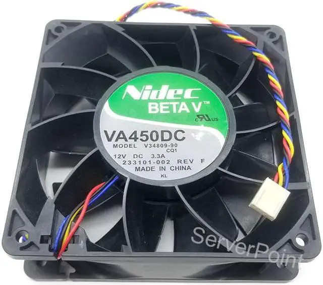 Main image of Good Quality for NIDEC Cooling fan 12CM 12V 3.3AFan violence VA450DC V34809-90 Cooling Fan