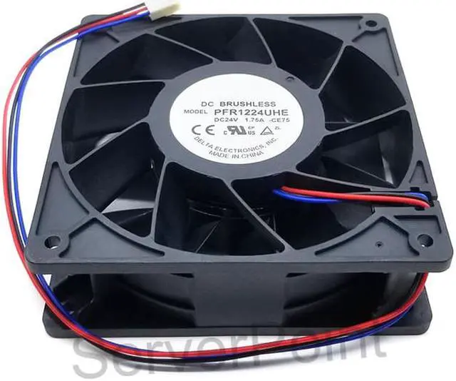 Main image of Genuine PFR1224UHE -CE75 DC24V 1.75A 3 Lines Square Cooling Fan