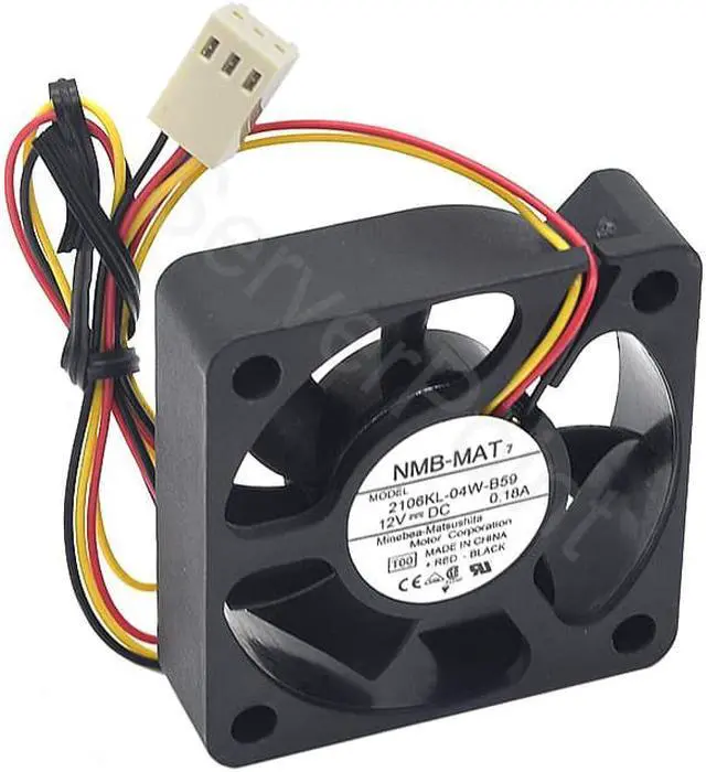 Alt view image 2 of 2 - FOR NMB-MAT 2106KL-04W-B59 L00 DC 12V 0.18A 50x50x15mm Server Cooling Fan