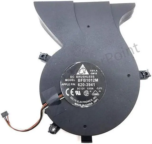 Main image of Well Tested  BFB1012M DC12V 0.65A  Apple iMac 27'' A1312 Late 2009 2010 Mid 2011 620-3941 Laptop CPU Cooling Fan