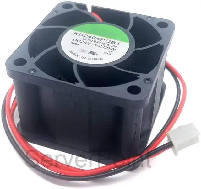 Main image of For SUNON KD2404PQB1 13.(2).B4715.A.GN DC 24V 2.0W 40x40x28mm 2-wire Server Square Fan