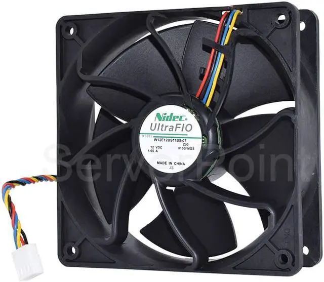 NIDEC W12E12BS11B5-57 DC 12V 1.65A 4 PIN Ventola Di Raffreddamento - Foto 4