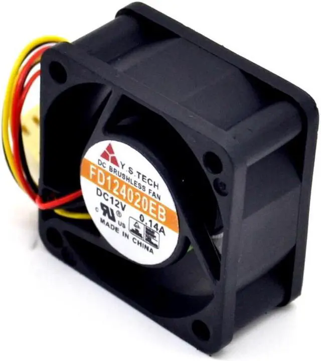 Alt view image 5 of 6 - 1pcs FD124020EB 4020 40mm 12V super durable double ball bearing cooling fan 40*40*20mm