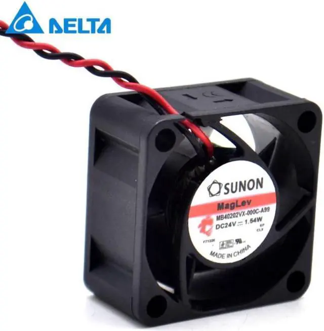 Alt view image 4 of 6 - 1pcs MB40202VX-000C-A99 fan DC 24V 1.54W Inverter recorder cooling fan 4020 4cm 40mm  40*40*20 for SUNON