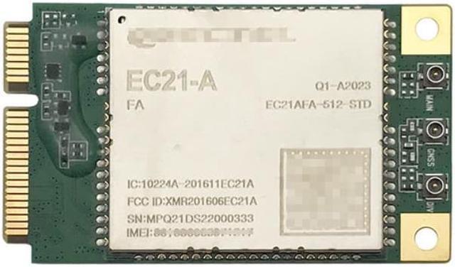 Main image of Quectel LTE EC21-A EC21 Mini Pcie 4G module FDD-LTE/TDD-LTD B2/B4/B12 CAT1M Module Modem AT&T North Amercian 100% &