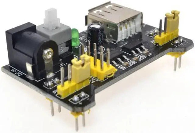 Alt view image 3 of 3 - 3.3V/5V MB102 Breadboard power module+MB-102 830 points Solderless Prototype Bread board kit +65 Flexible jumper wires