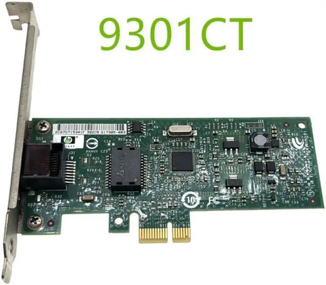 Main image of 9301CT PCI-E X1 10/100/1000M RJ45 Gigabit Ethernet Network Card Server Adapter Nic EXPI9301CT Controller 82574