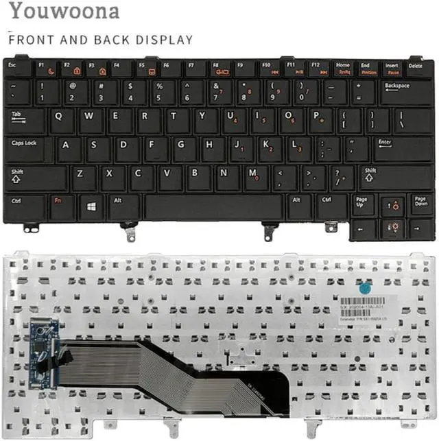 Alt view image 2 of 2 - Laptop Keyboard For Dell E6420 E6440 E5420 E6220 E6230 E6320 E6330 E6430