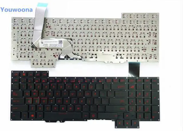 Alt view image 2 of 2 - Laptop Keyboard For Asus G751 G751JY G751JT G751JM ROG