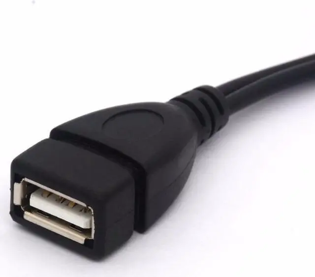 Alt view image 3 of 3 - USB Type Female to Micro USB Male Host OTG with Micro USB Female Y Cable