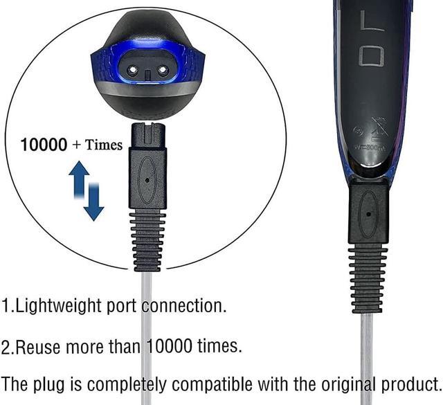 Alt view image 2 of 3 - Razor Replacement Charger Cord for MicroTouch Solo Charger,Men's 5V Micro Touch Shaver Solo Trimmer Charger Power Cord