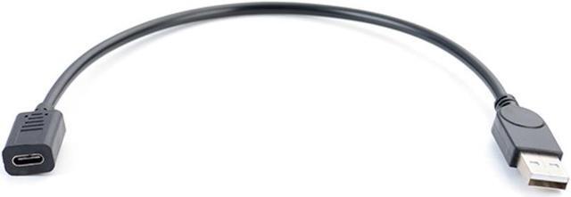 Alt view image 3 of 3 - USB 2.0 Type A to USB 3.1 Type C Male-to-Female OTG Data Connector Cable
