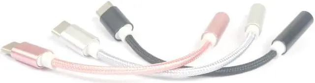 Alt view image 2 of 3 - 3 LOT USB C 3.1 Type C to 3.5mm Headphone Jack Aux Adapter Cable For S8 S9 LG G5 G6 G7 Type-C to 3.5mm Earphone Aux Adapter