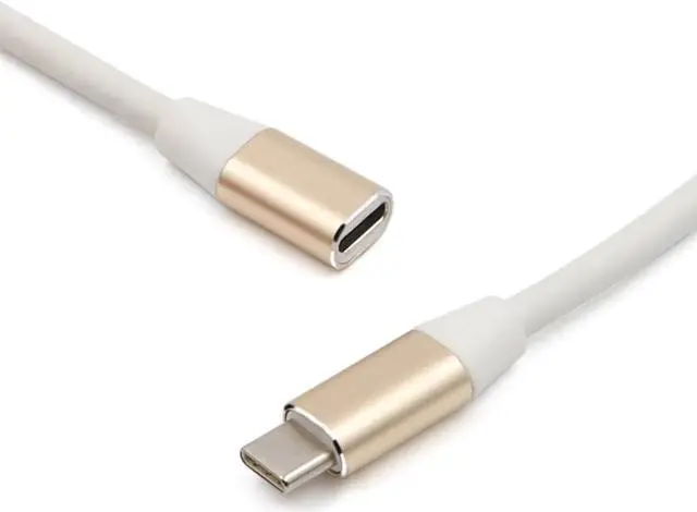 Main image of aluminium alloy USB 3.1 Type C Male to USB 3.1 Type C Female Extension Data Cable 1M