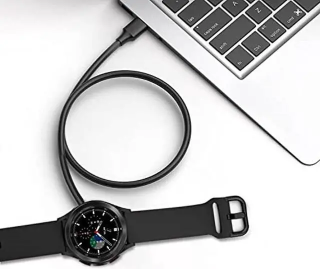 Alt view image 3 of 3 - 2 Pack Watch Chargers Compatible with Samsung Galaxy Watch 4/4 Classic/3/Active 2/Active Wireless Charging Dock Cable