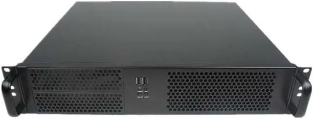 Main image of 2U IPC Chassis 2U rackmount case depth 390mm ultra-short For Micro ATX/ATX 17 * 17CM motherboard server firewall computer