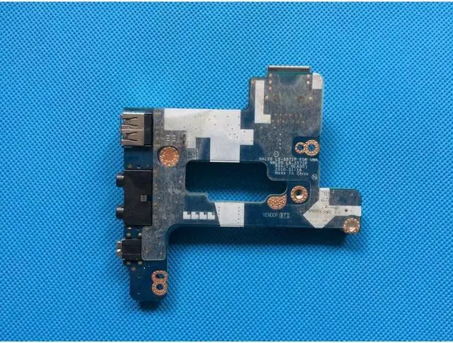 Alt view image 2 of 6 - Power Button / Audio Ports / USB / RJ-45 IO Circuit Board - 3DD5J / NAL20 LS-5571P for Latitude E6510 / Precision M4500 UMA