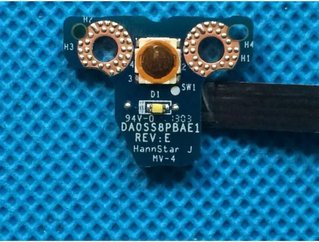 Alt view image 3 of 6 - Power Button Circuit Board w/ Cable - P6JTT / 0P6JTT / CN-0P6JTT / DA0SS8PBAE1 for Dell XPS 15z L511z