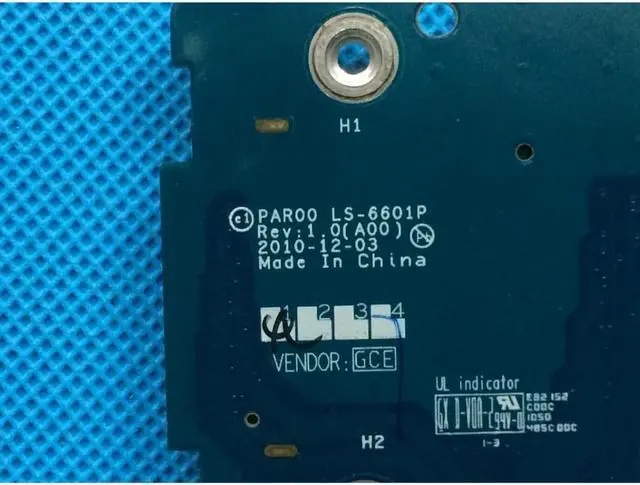 Alt view image 6 of 6 - Card Reader Circuit Board w/ Cable - FKJ85 / 894PC / PAR00 LS-6601P / PAR00 LF-6601P for Alienware M17x R3