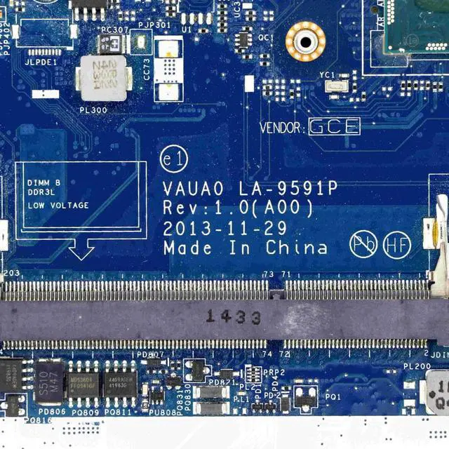 Alt view image 3 of 6 - 624W6 - TAA MOTHERBOARD VAUA0 LA-9591P w/ i5-4310U for DELL LATITUDE E7440