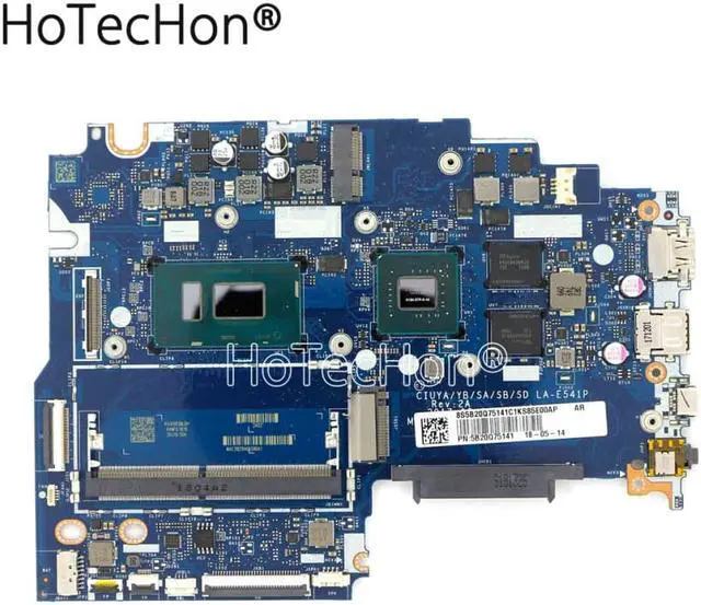 Main image of 5B20Q75141 - Motherboard LA-E541P w/ i7-8550U + MX130 V2G for Lenovo Flex 5-1570 Laptops