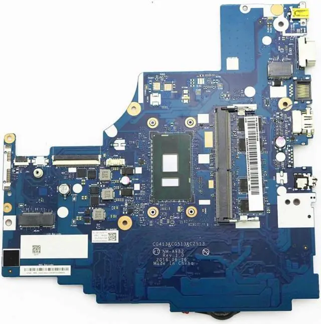 Main image of 5B20M31046 - UMA Motherboard NM-A982 w/ i7-7500U for Lenovo Ideapad 310 TOUCH-15IKB (80TW0004US)