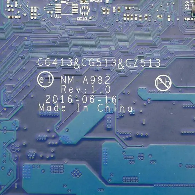 Alt view image 3 of 3 - 5B20M31046 - UMA Motherboard NM-A982 w/ i7-7500U for Lenovo Ideapad 310 TOUCH-15IKB (80TW0004US)