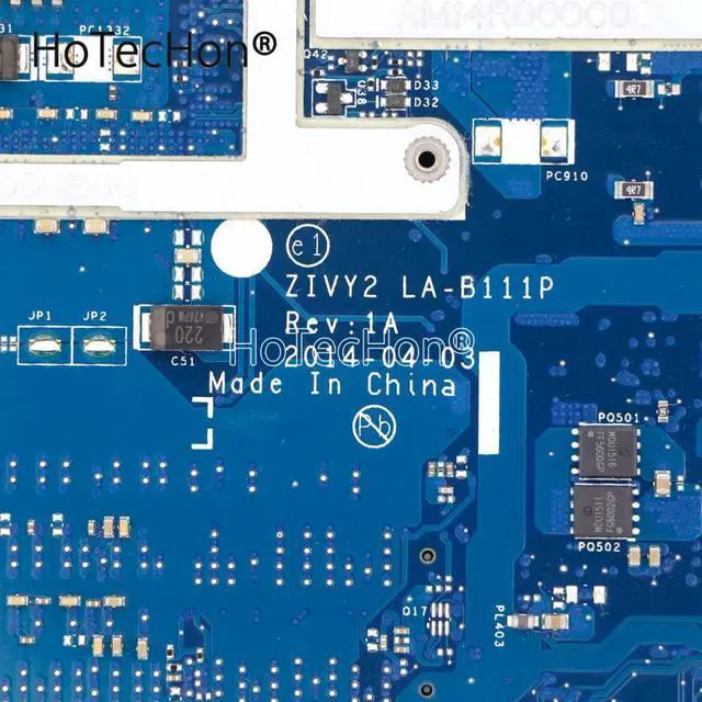 Alt view image 3 of 3 - 5B20G57047 - DIS Motherboard ZIVY2 LA-B111P w/ i7-4710HQ + GTX 860m V2G for Lenovo Y50-70 Laptops