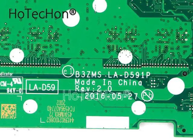 Alt view image 6 of 6 - NB.GHX11.00A - Laptop Motherboard B3ZMS LA-D591P w/ i5-7200u + 8GB RAM for Acer Swift S5-371 Laptops
