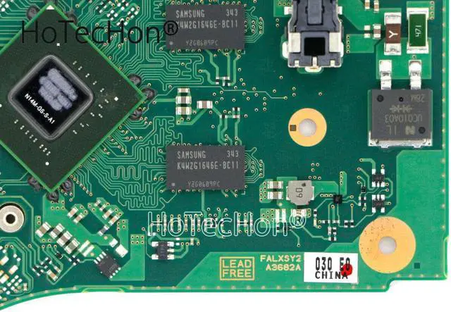 Alt view image 6 of 6 - P000600990 - Laptop Motherboard FALXSY2 A3682A w/ i7-4600U + GT730M for Toshiba Tecra Z50-A Laptops