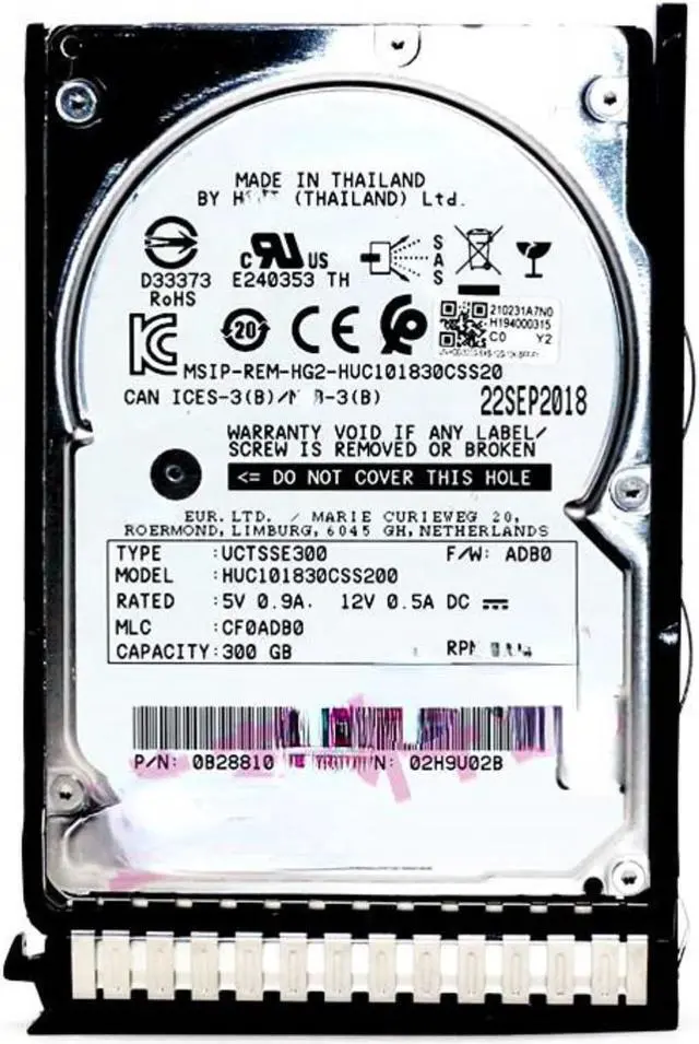 Main image of For H3C Xinhua three 300G SAS 10K 2.5 R390X G2 R4900 690 server general hard disk